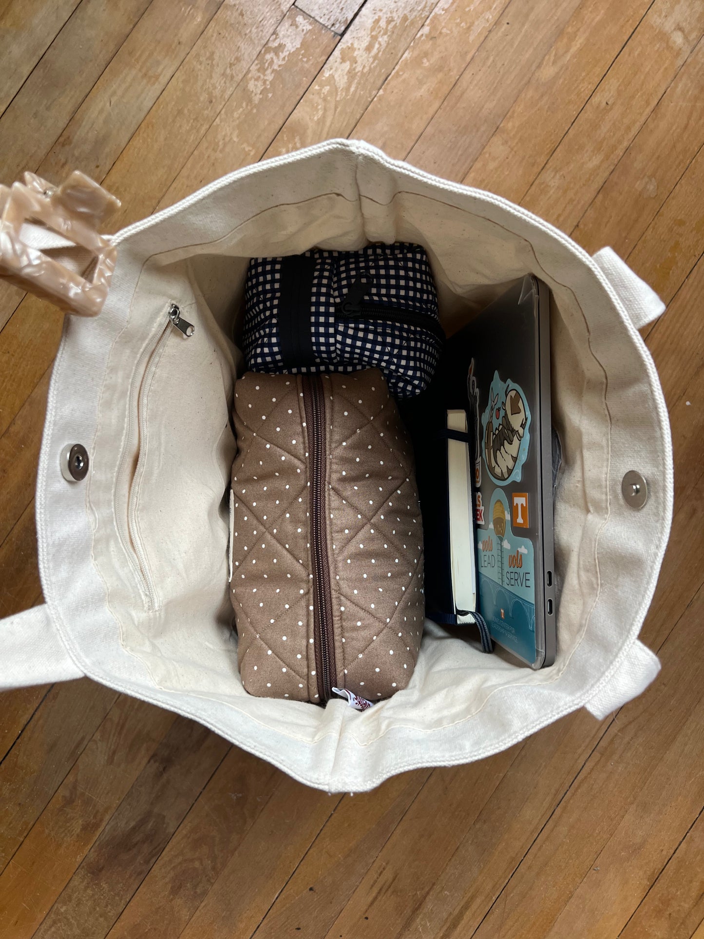 Evergreen Boxie in Chocolate Polka Dot