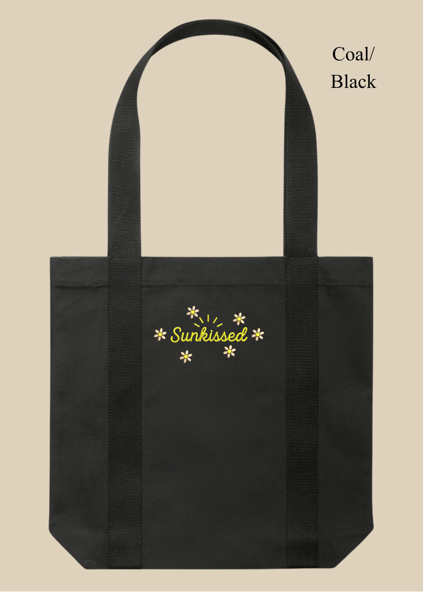 Customizable Two Tone Tote Bag