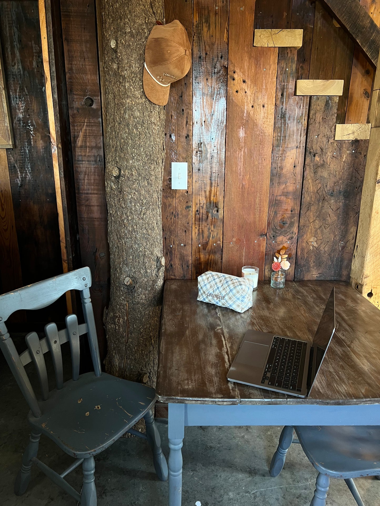 Cowboy Plaid Boxie with Surprise Zipper Charm