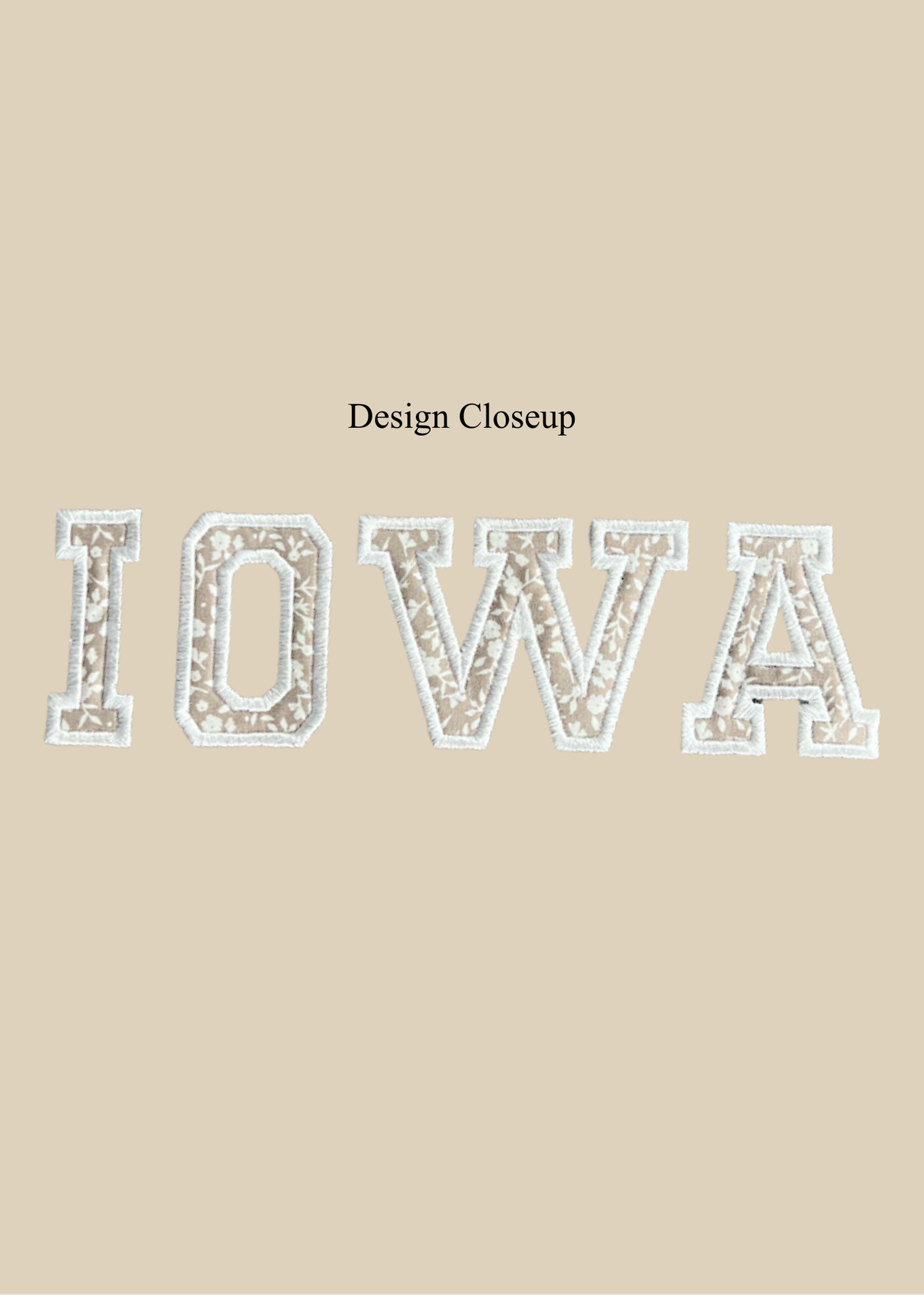 Iowa Appliqué Boxy Tee