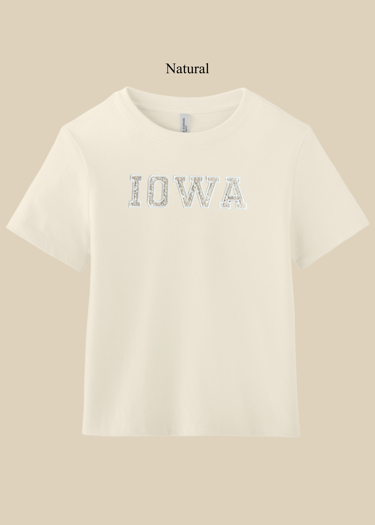 Iowa Appliqué Boxy Tee