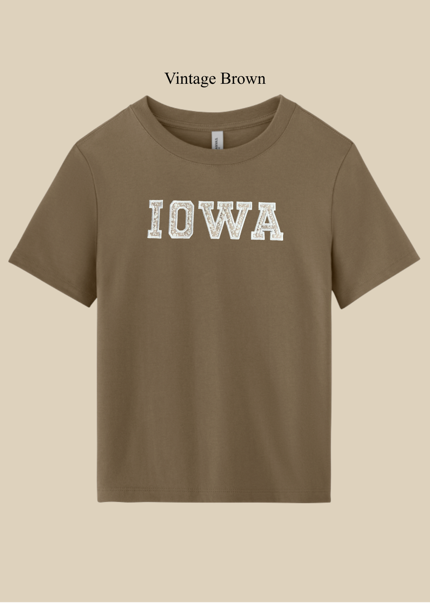 Iowa Appliqué Boxy Tee