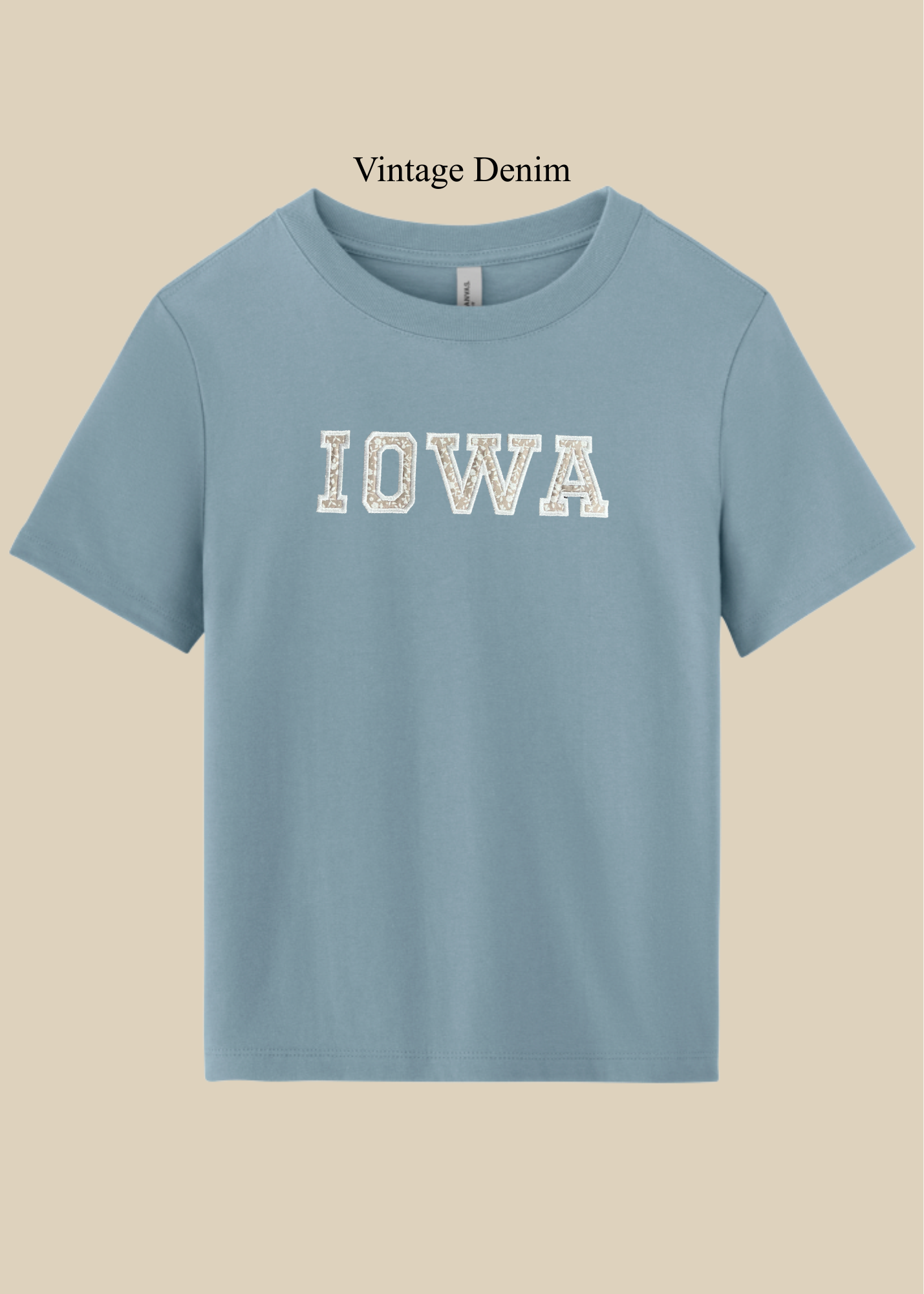 Iowa Appliqué Boxy Tee