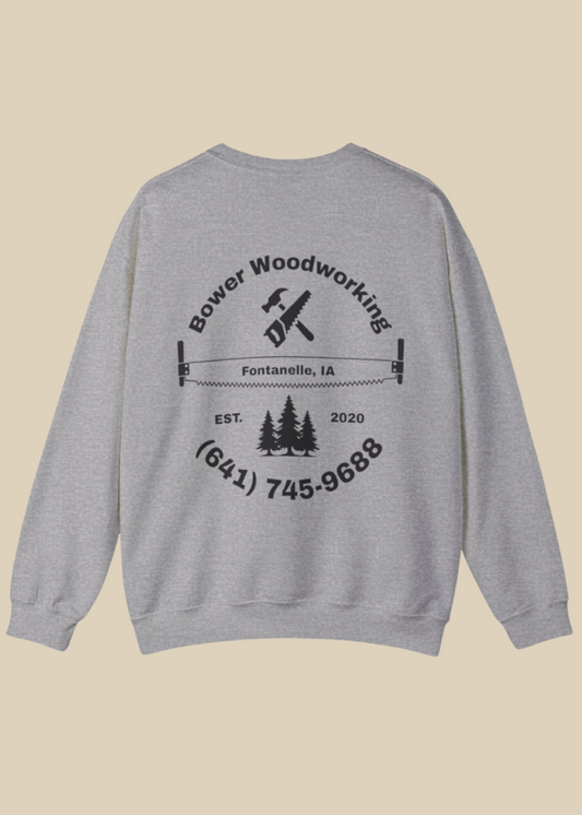 Bower Woodworking Crewneck Sweatshirt