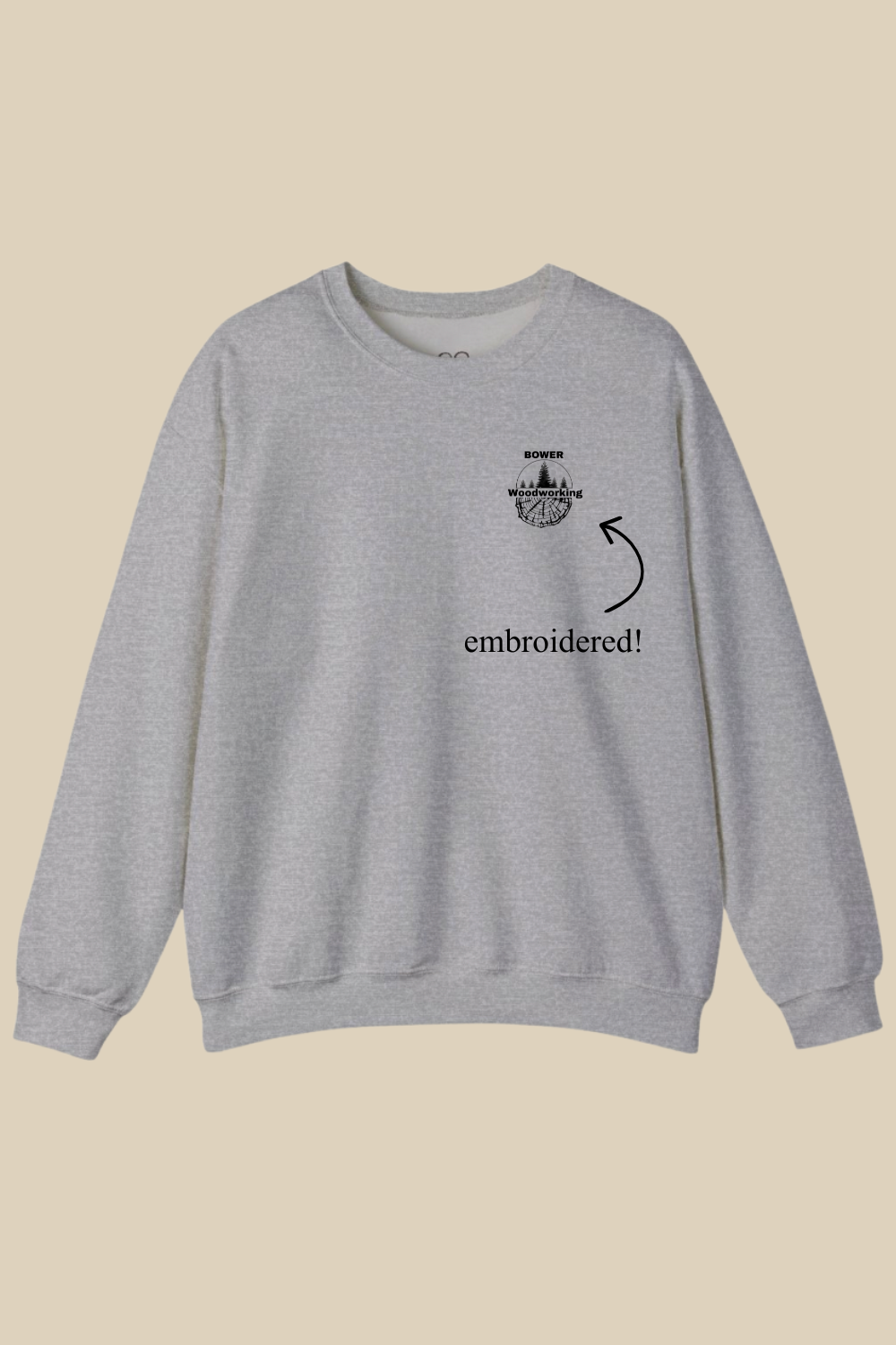 Bower Woodworking Crewneck Sweatshirt