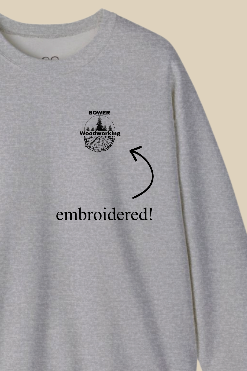 Bower Woodworking Crewneck Sweatshirt