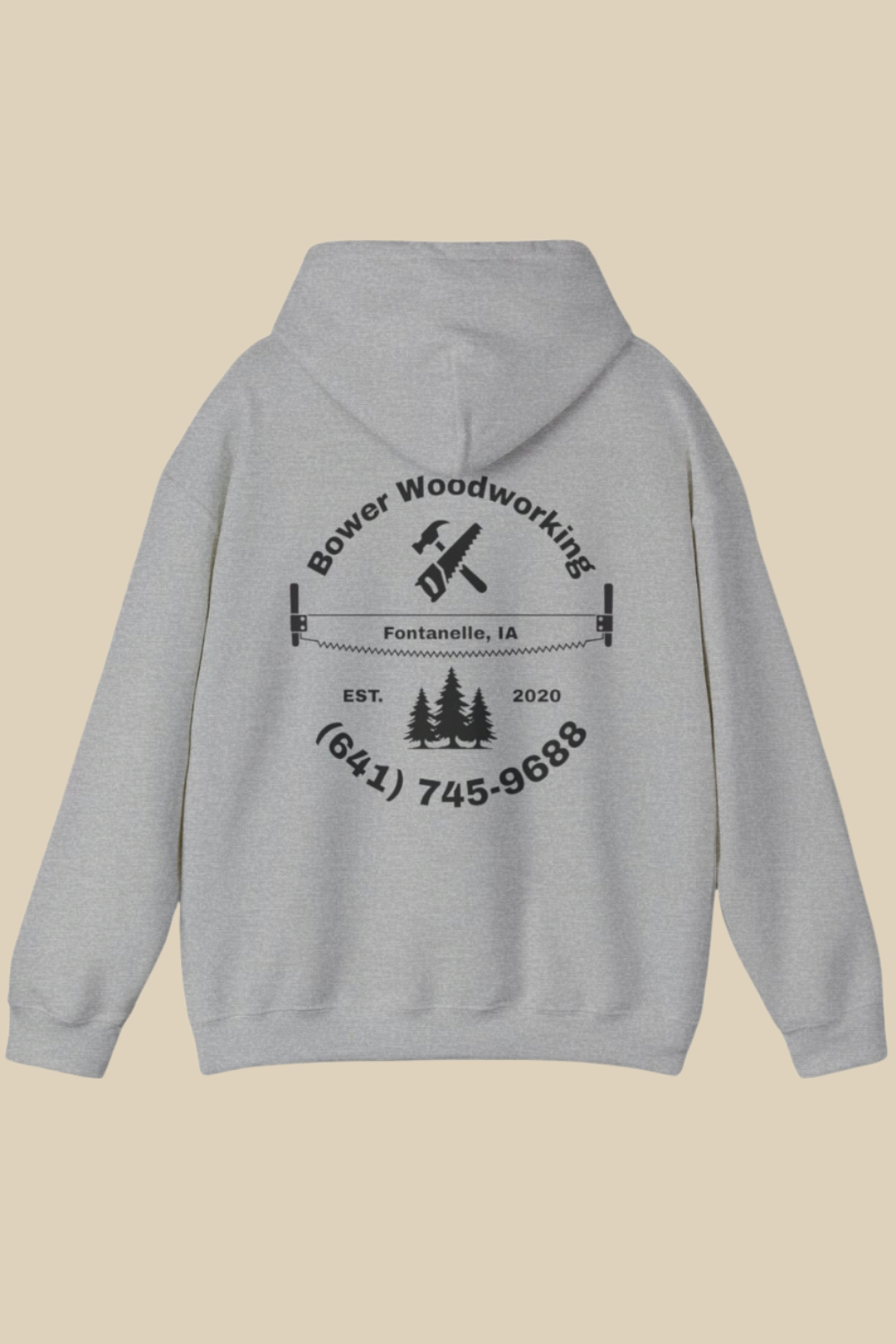 Bower Woodworking Hooded Sweatshirt