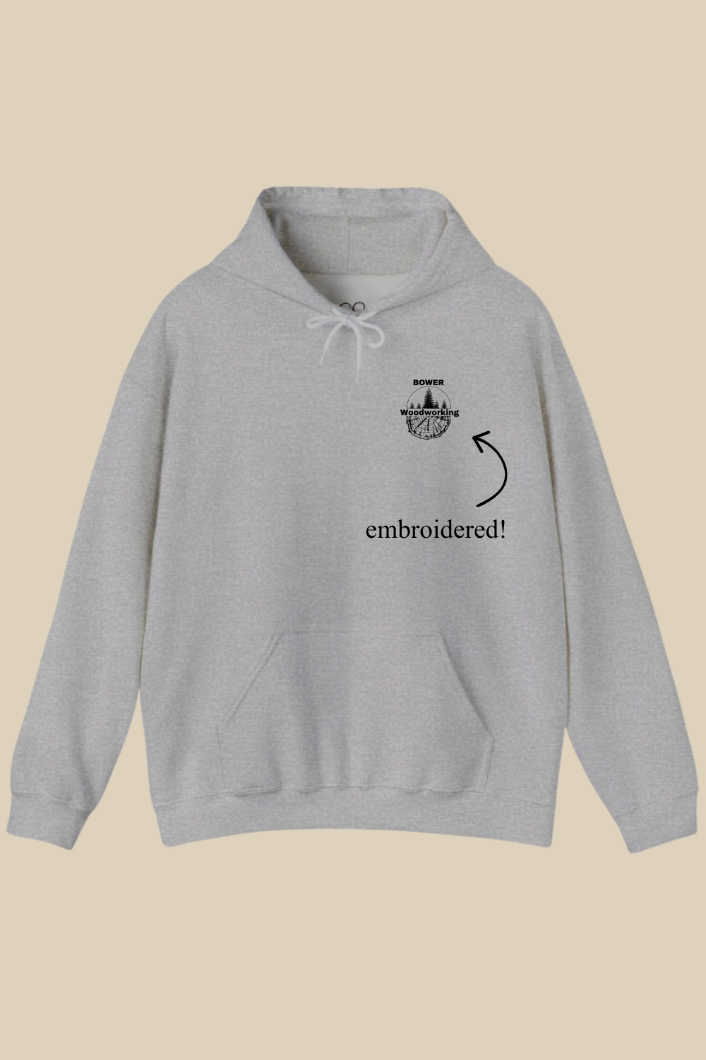 Bower Woodworking Hooded Sweatshirt