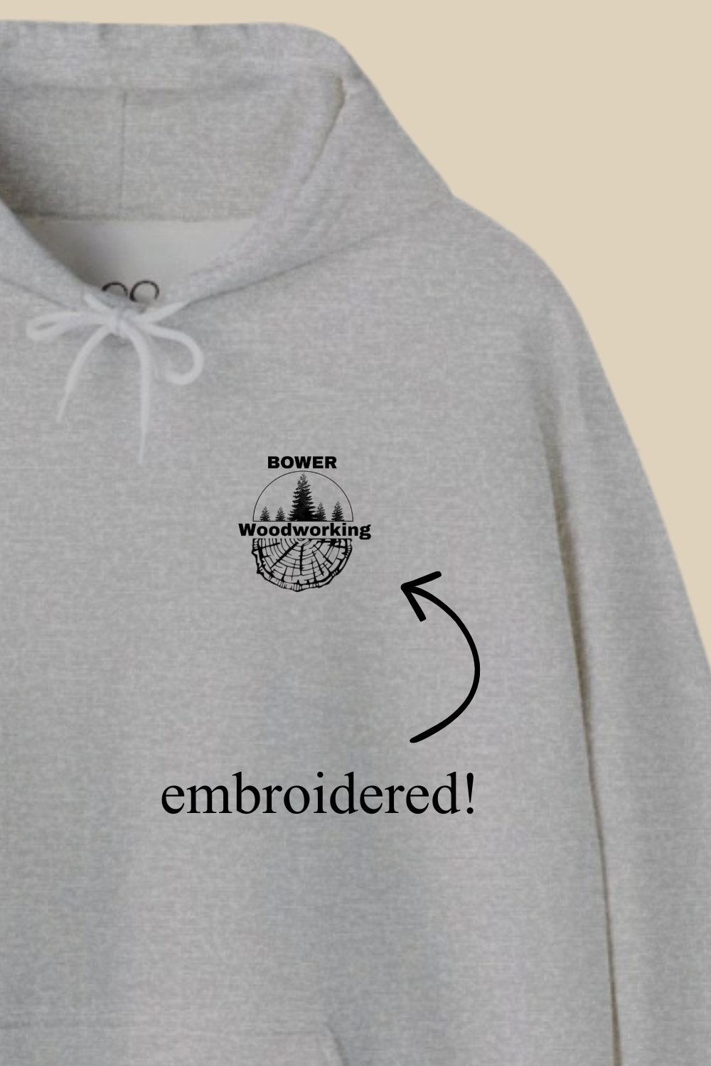 Bower Woodworking Hooded Sweatshirt
