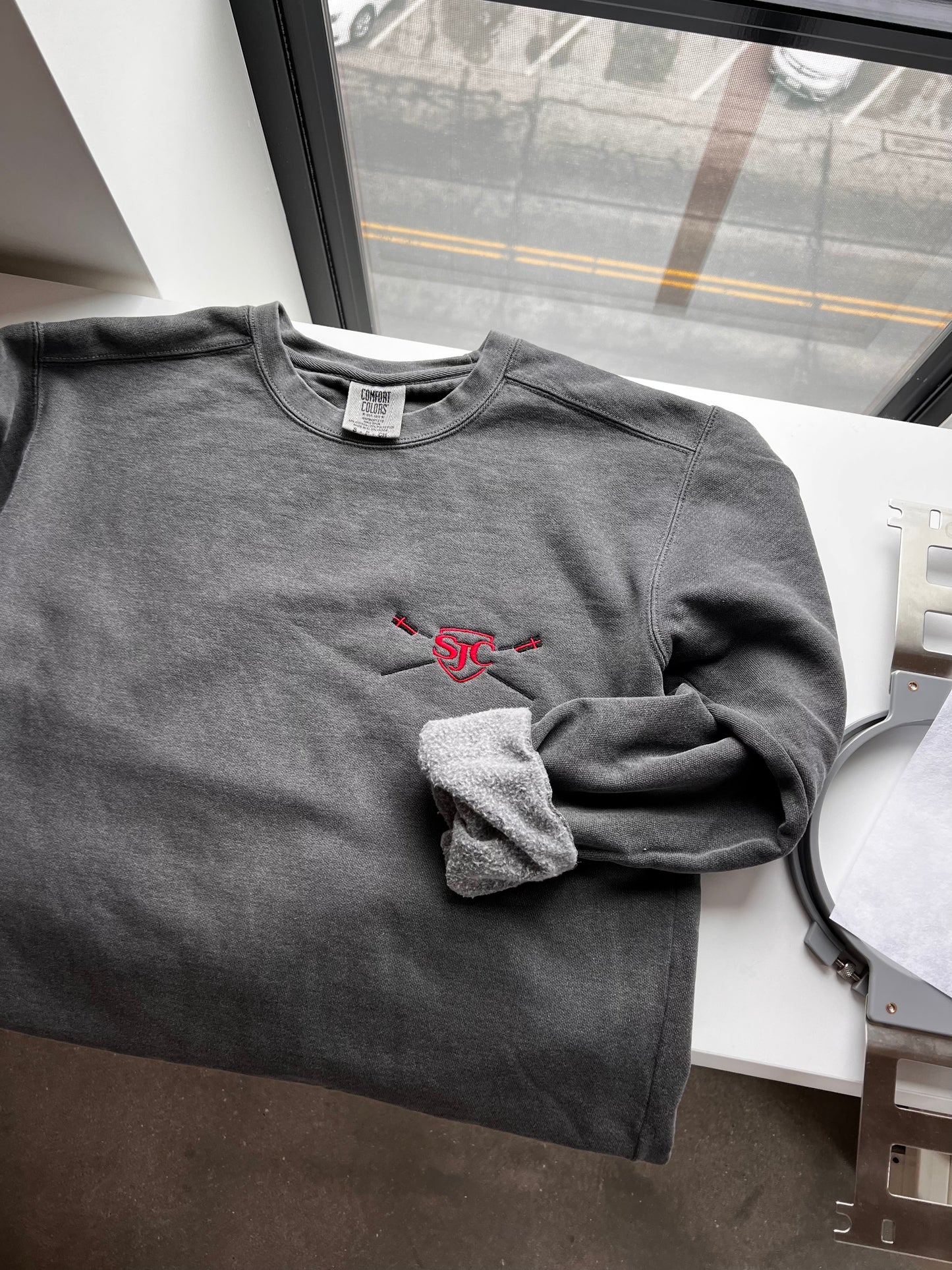 Custom Comfort Colors Crewneck (Pepper)