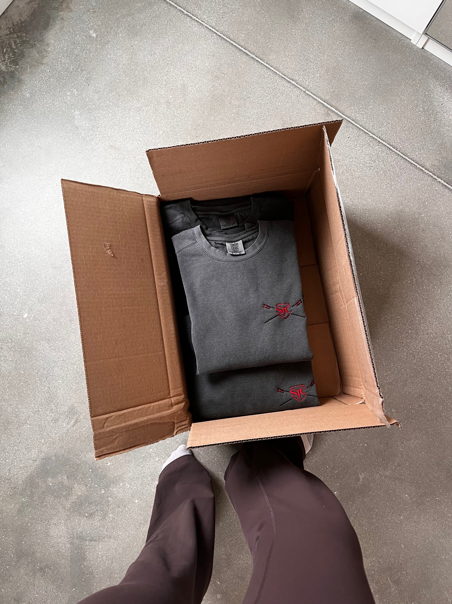 Custom Comfort Colors Crewneck (Pepper)