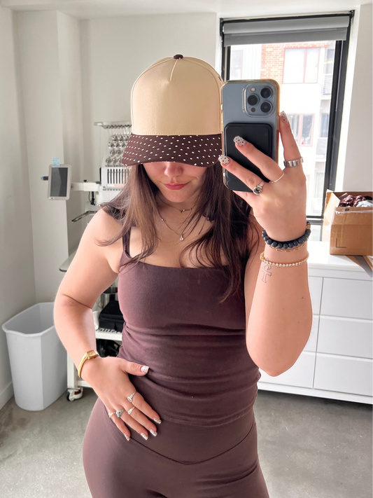 Customizable Polka Dot Cap