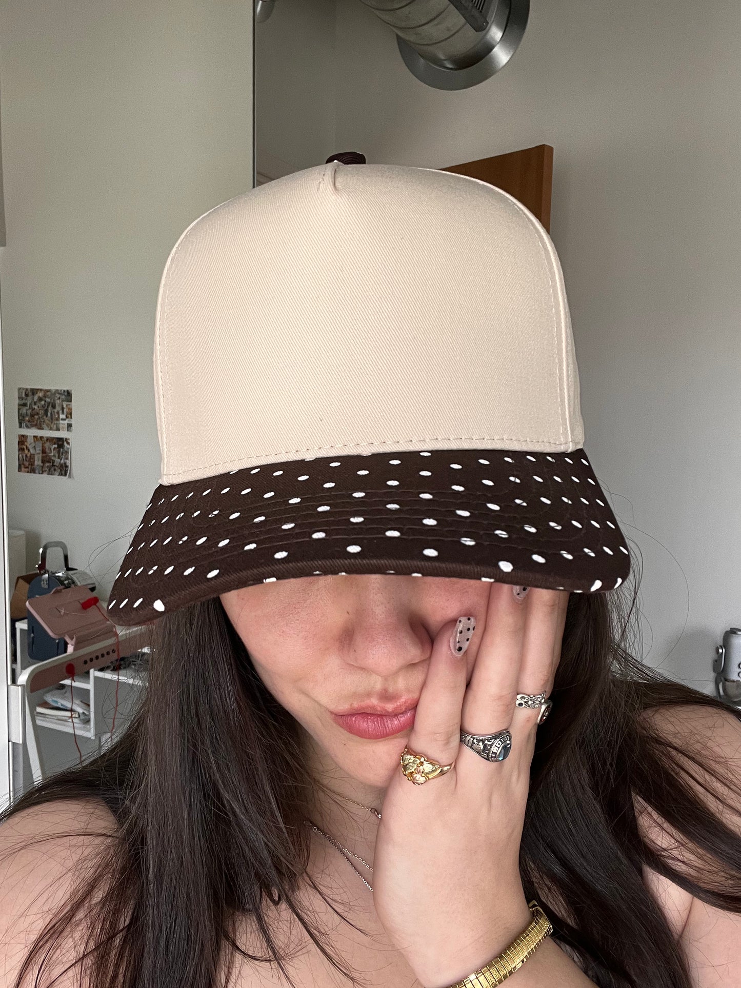 Customizable Polka Dot Cap