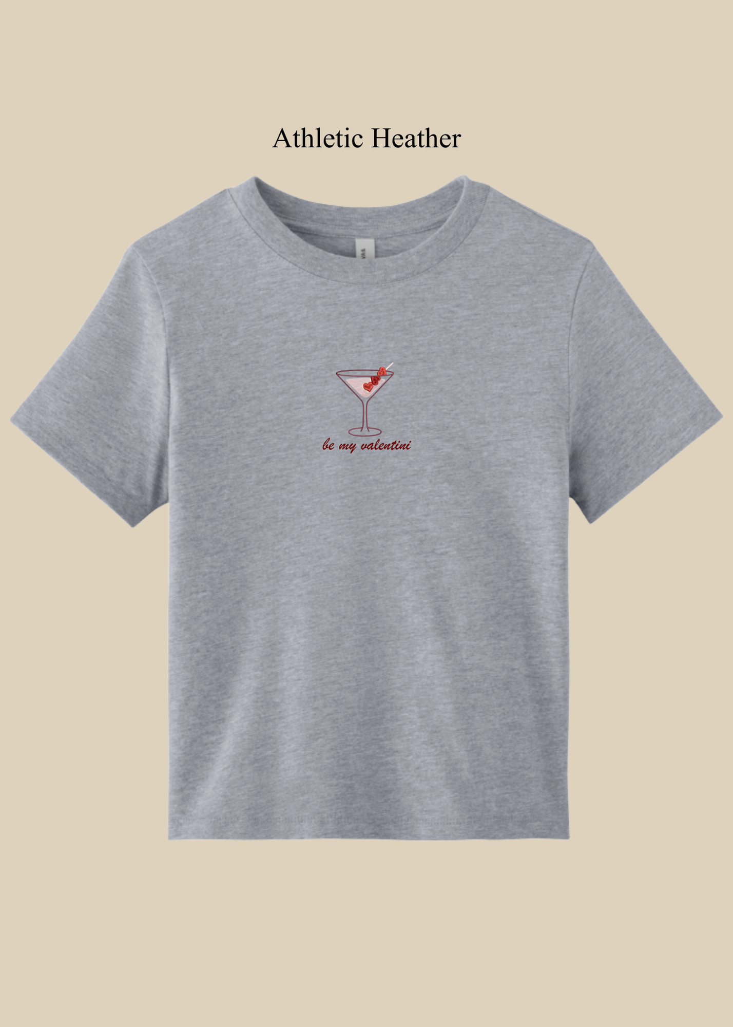 Be My Valentini Embroidered Tee