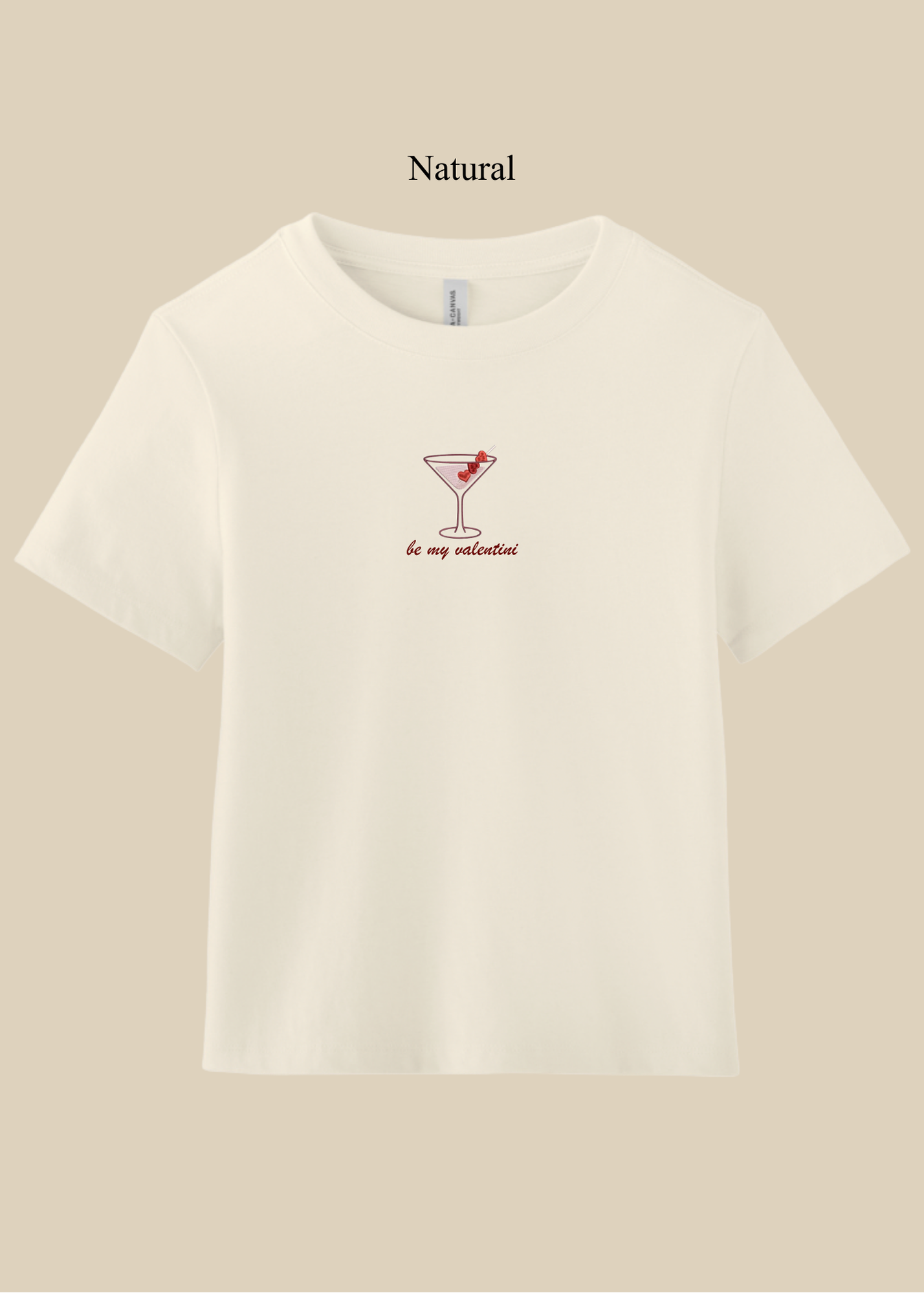 Be My Valentini Embroidered Tee
