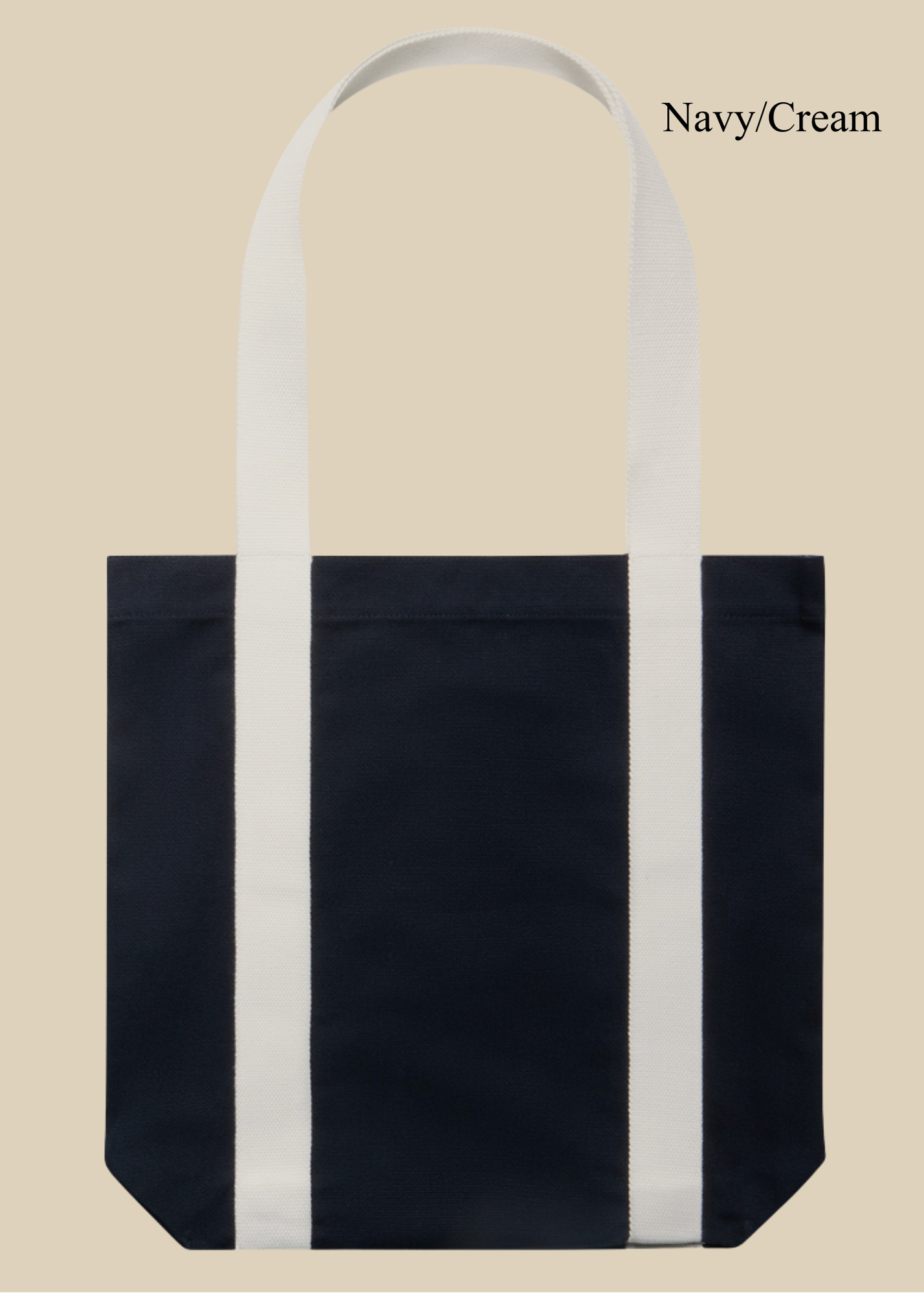 Customizable Two Tone Tote Bag