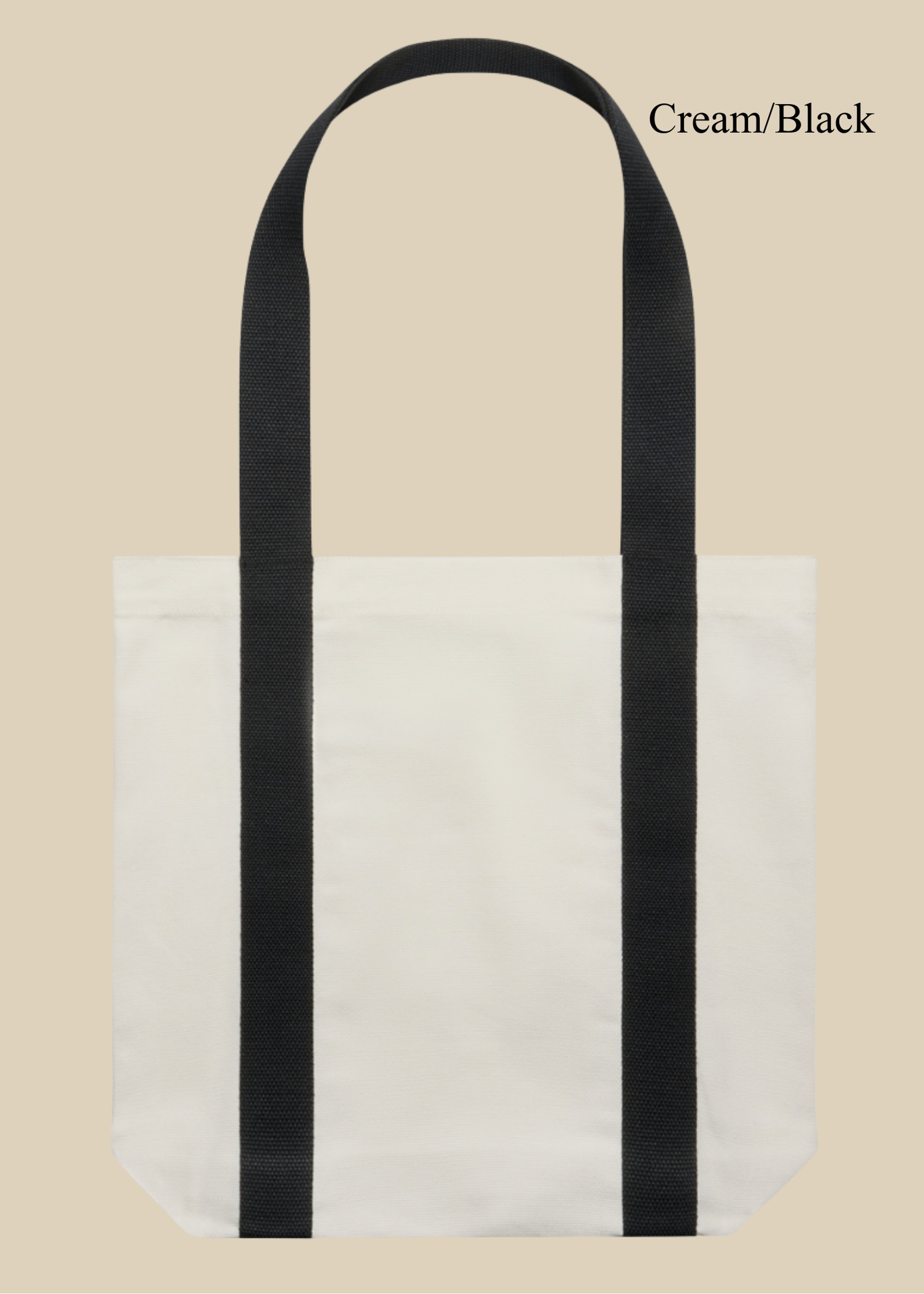 Customizable Two Tone Tote Bag