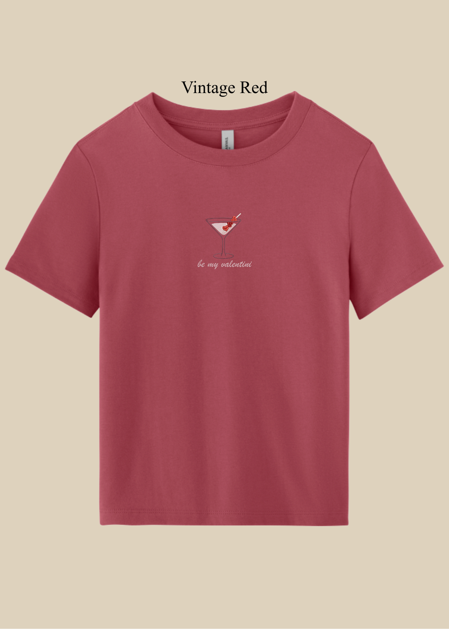 Be My Valentini Embroidered Tee