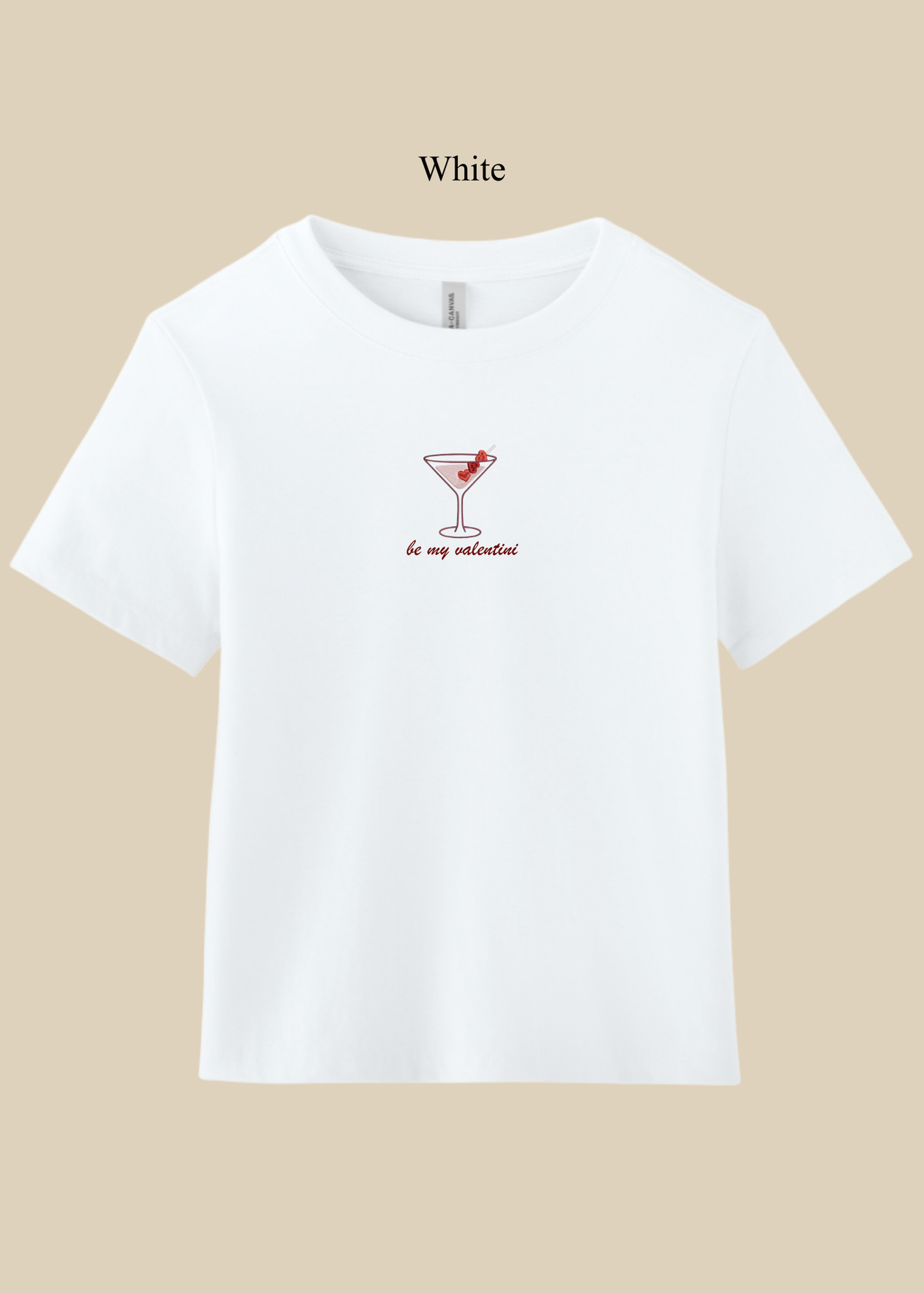 Be My Valentini Embroidered Tee